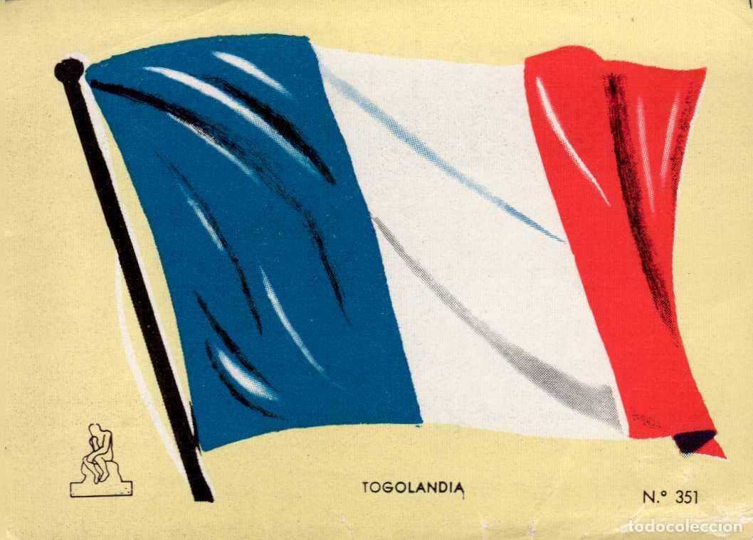 Coleccionismo cromos antiguos: N&ordm; 351 BANDERA TOGOLANDIA CROMO COLECCI&Oacute;N UNIVERSAL ESCUDOS, BANDERAS, MAPAS, MONEDAS. ALES, 1962