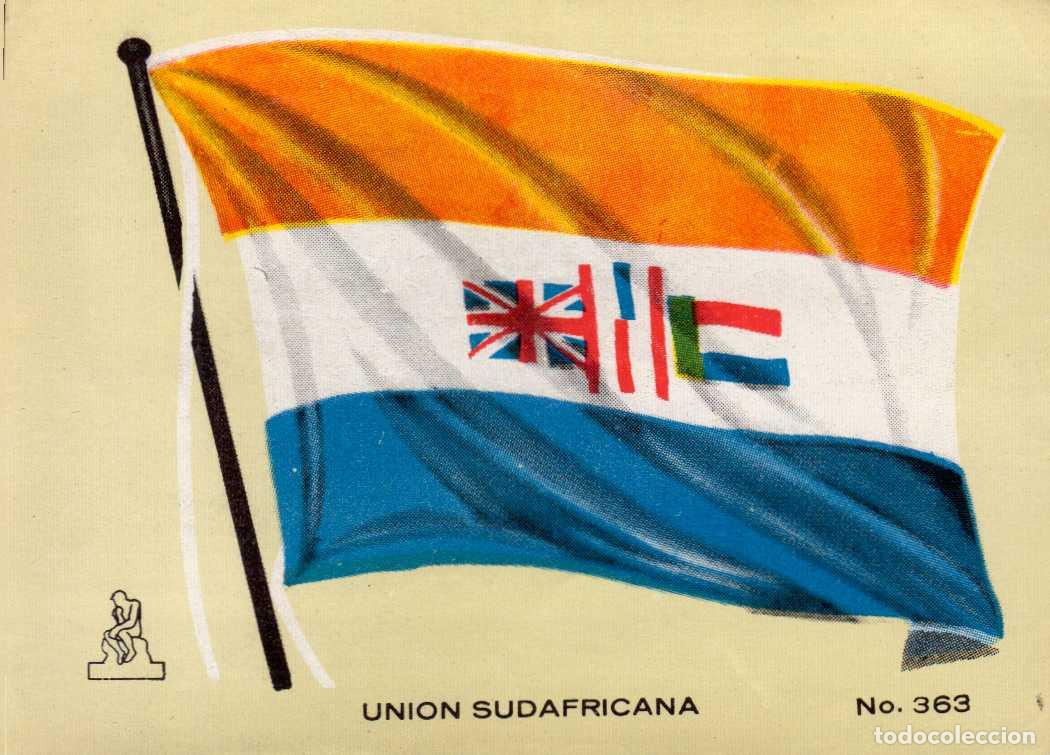 Coleccionismo cromos antiguos: N&ordm; 363 BANDERA SUDAFRICA CROMO COLECCI&Oacute;N UNIVERSAL ESCUDOS, BANDERAS, MAPAS, MONEDAS. ALES, 1962