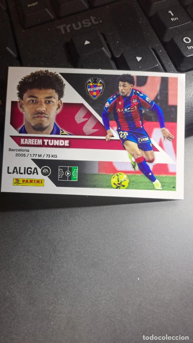 Coleccionismo cromos antiguos: CROMO TUNDE 16 LEVANTE LIGA 2026 2027 26 27 ESTE PANINI NUNCA PEGADO