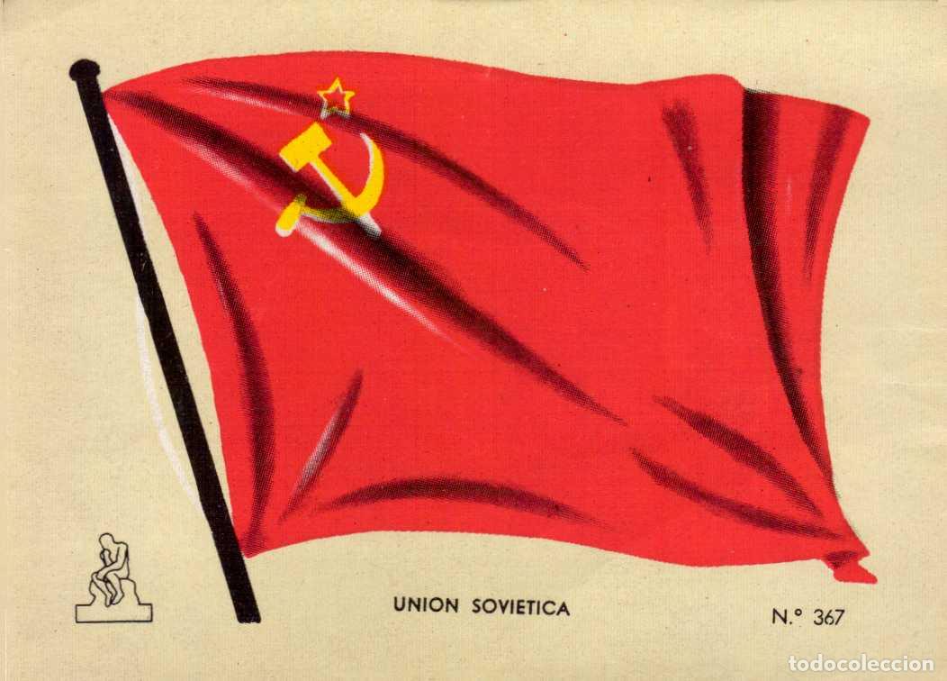 Coleccionismo cromos antiguos: N&ordm; 367 BANDERA SOVIETICA CROMO COLECCI&Oacute;N UNIVERSAL ESCUDOS, BANDERAS, MAPAS, MONEDAS. ALES, 1962
