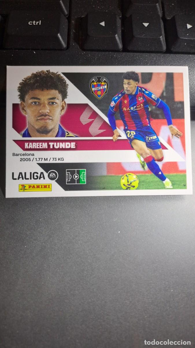 Coleccionismo cromos antiguos: CROMO TUNDE 16 LEVANTE LIGA 2026 2027 26 27 ESTE PANINI NUNCA PEGADO