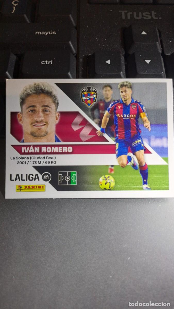Coleccionismo cromos antiguos: CROMO IVAN ROMERO 18 LEVANTE LIGA 2026 2027 26 27 ESTE PANINI NUNCA PEGADO