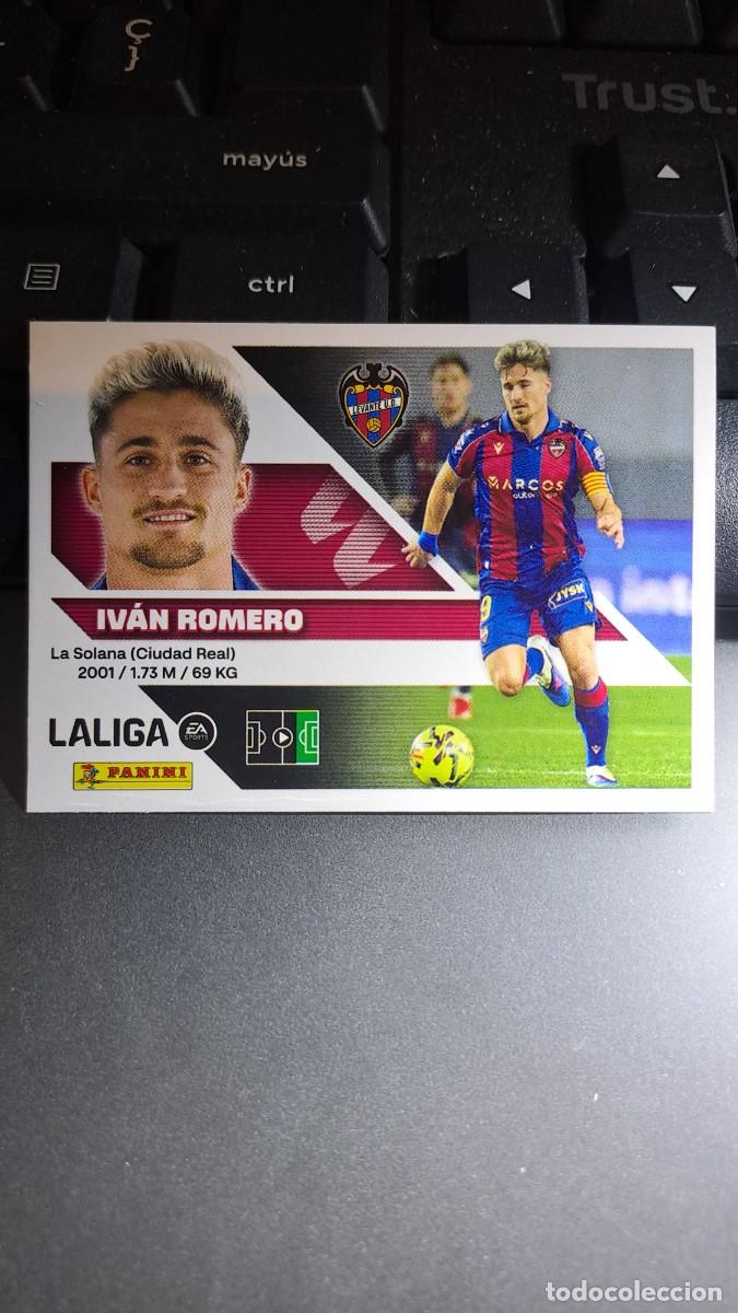 Coleccionismo cromos antiguos: CROMO IVAN ROMERO 18 LEVANTE LIGA 2026 2027 26 27 ESTE PANINI NUNCA PEGADO
