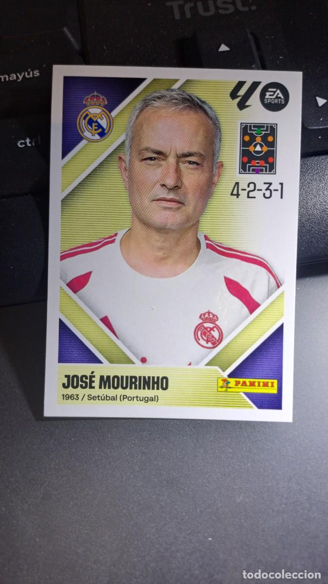 Coleccionismo cromos antiguos: CROMO JOSE MOURINHO 2 ENTRENADOR REAL MADRID LIGA 2026 2027 26 27 ESTE PANINI NUNCA PEGADO
