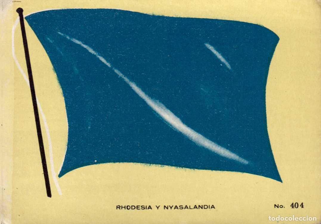 Coleccionismo cromos antiguos: N&ordm; 404 BANDERA RHODESIA CROMO COLECCI&Oacute;N UNIVERSAL ESCUDOS, BANDERAS, MAPAS, MONEDAS. ALES, 1962