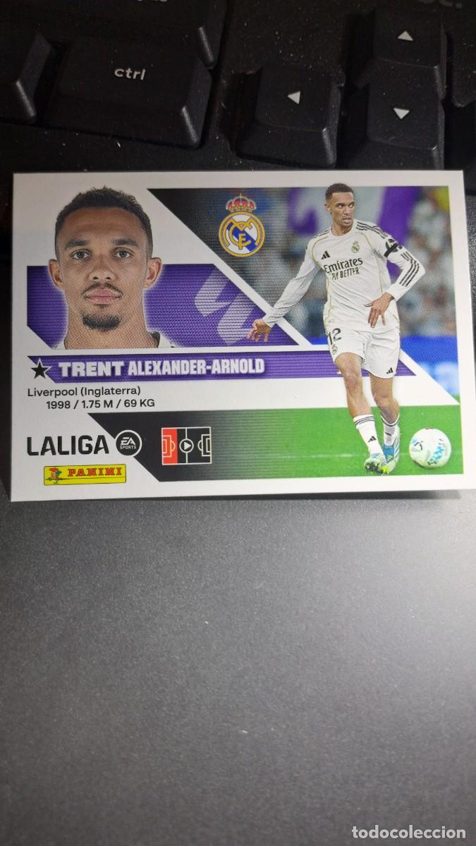Coleccionismo cromos antiguos: CROMO TRENT 5 REAL MADRID LIGA 2026 2027 26 27 ESTE PANINI NUNCA PEGADO