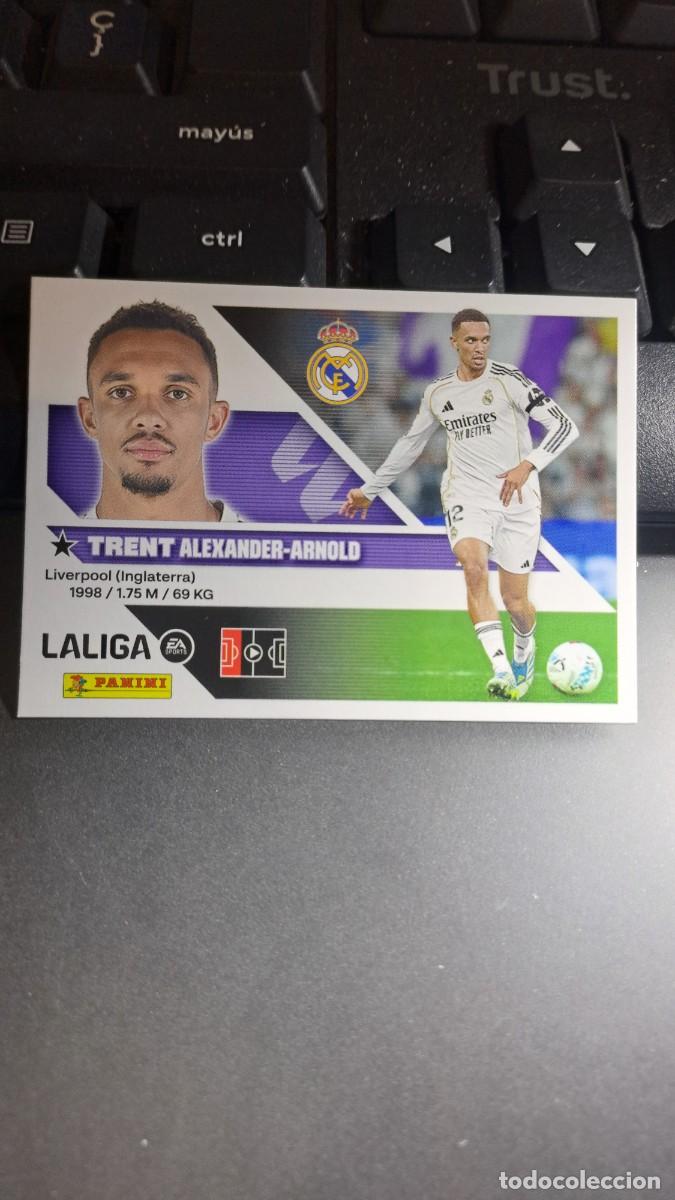 Coleccionismo cromos antiguos: CROMO TRENT 5 REAL MADRID LIGA 2026 2027 26 27 ESTE PANINI NUNCA PEGADO