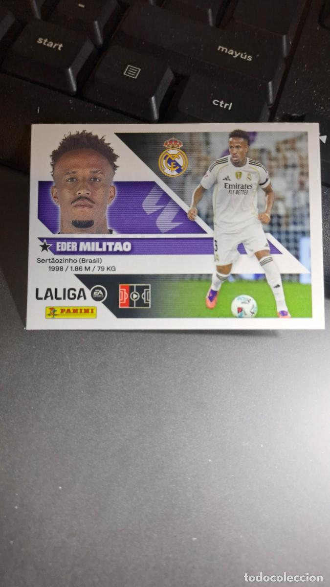 Coleccionismo cromos antiguos: CROMO MILITAO 6 REAL MADRID LIGA 2026 2027 26 27 ESTE PANINI NUNCA PEGADO
