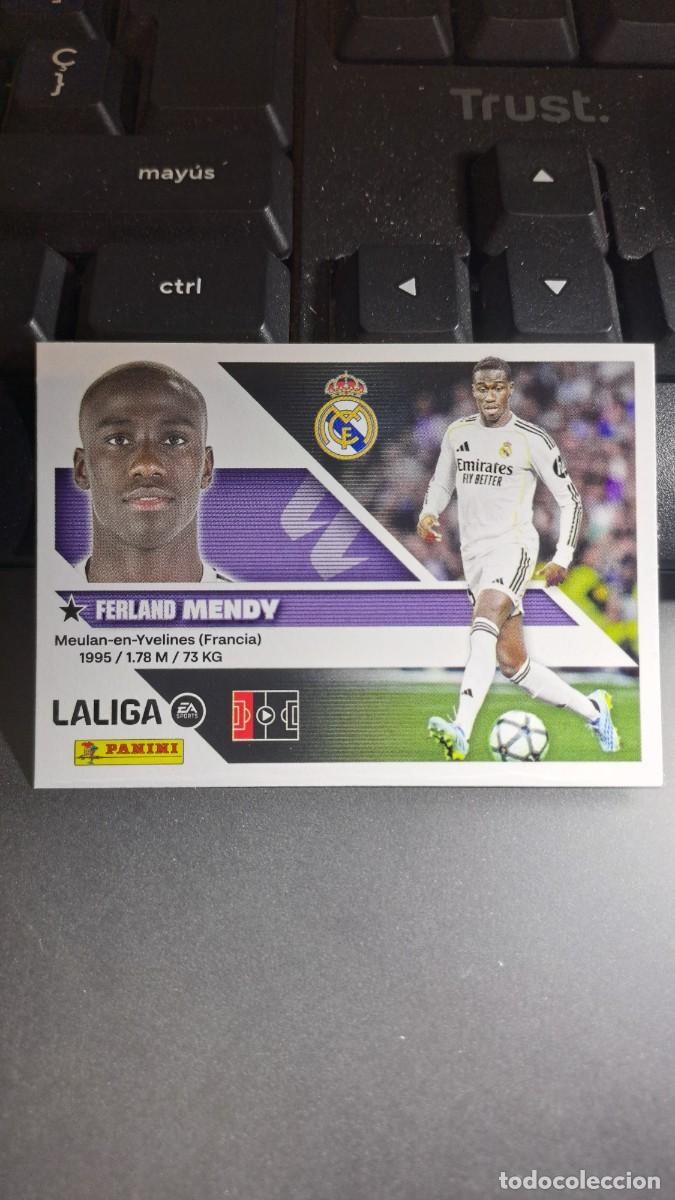 Coleccionismo cromos antiguos: CROMO MENDY 10B 10 B REAL MADRID LIGA 2026 2027 26 27 ESTE PANINI NUNCA PEGADO