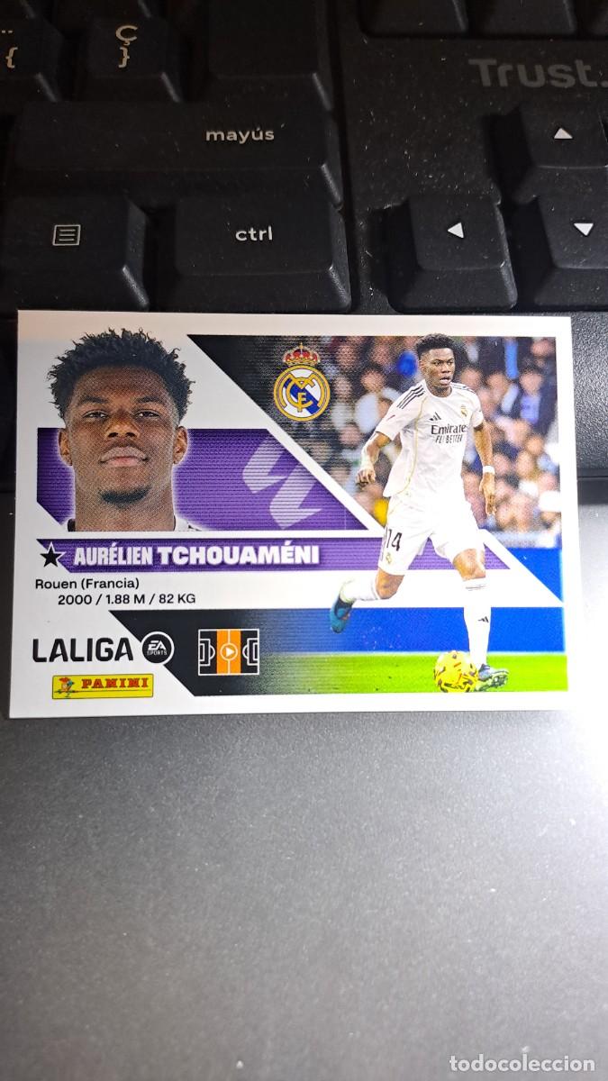 Coleccionismo cromos antiguos: CROMO TCHOUAMENI 11 REAL MADRID LIGA 2026 2027 26 27 ESTE PANINI NUNCA PEGADO