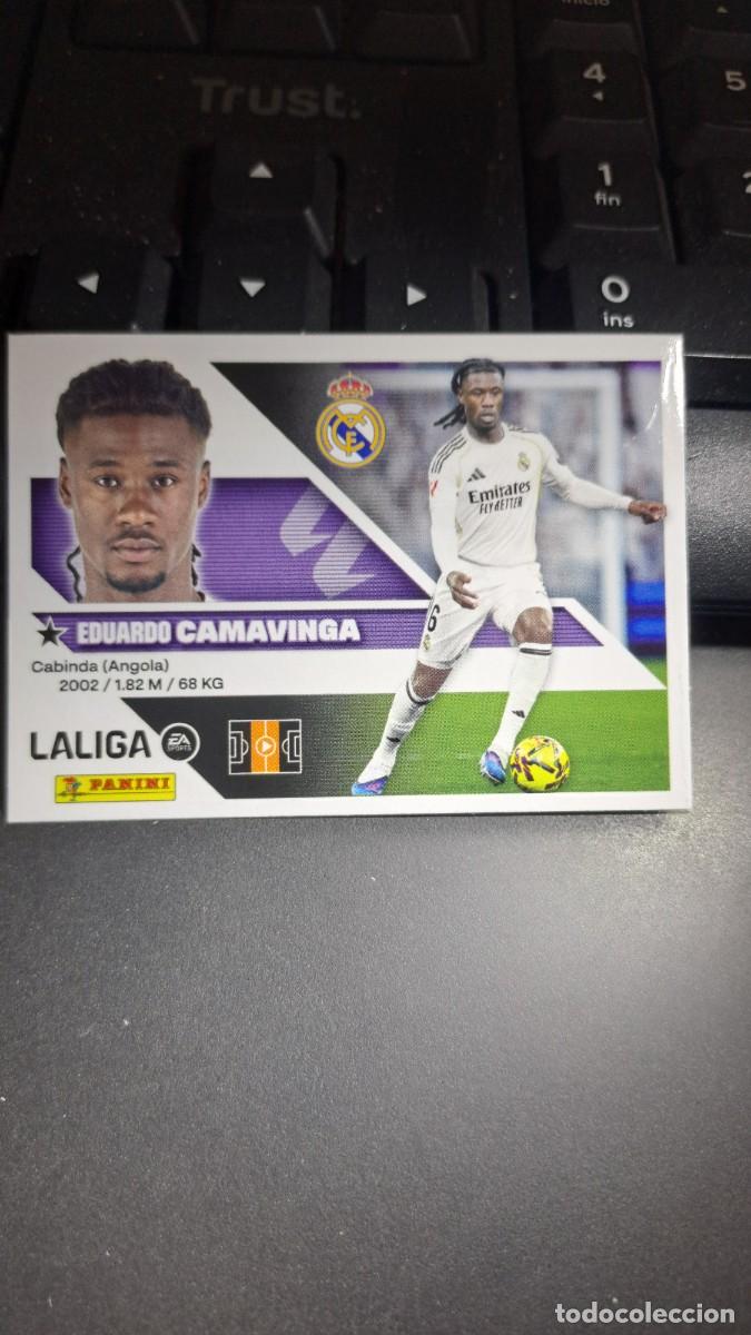 Coleccionismo cromos antiguos: CROMO CAMAVINGA 13 REAL MADRID LIGA 2026 2027 26 27 ESTE PANINI NUNCA PEGADO
