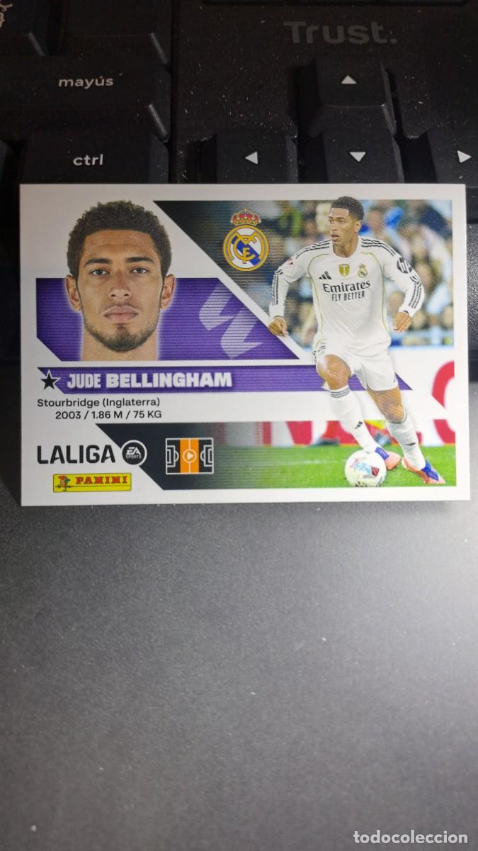 Coleccionismo cromos antiguos: CROMO BELLINGHAM 14 REAL MADRID LIGA 2026 2027 26 27 ESTE PANINI NUNCA PEGADO