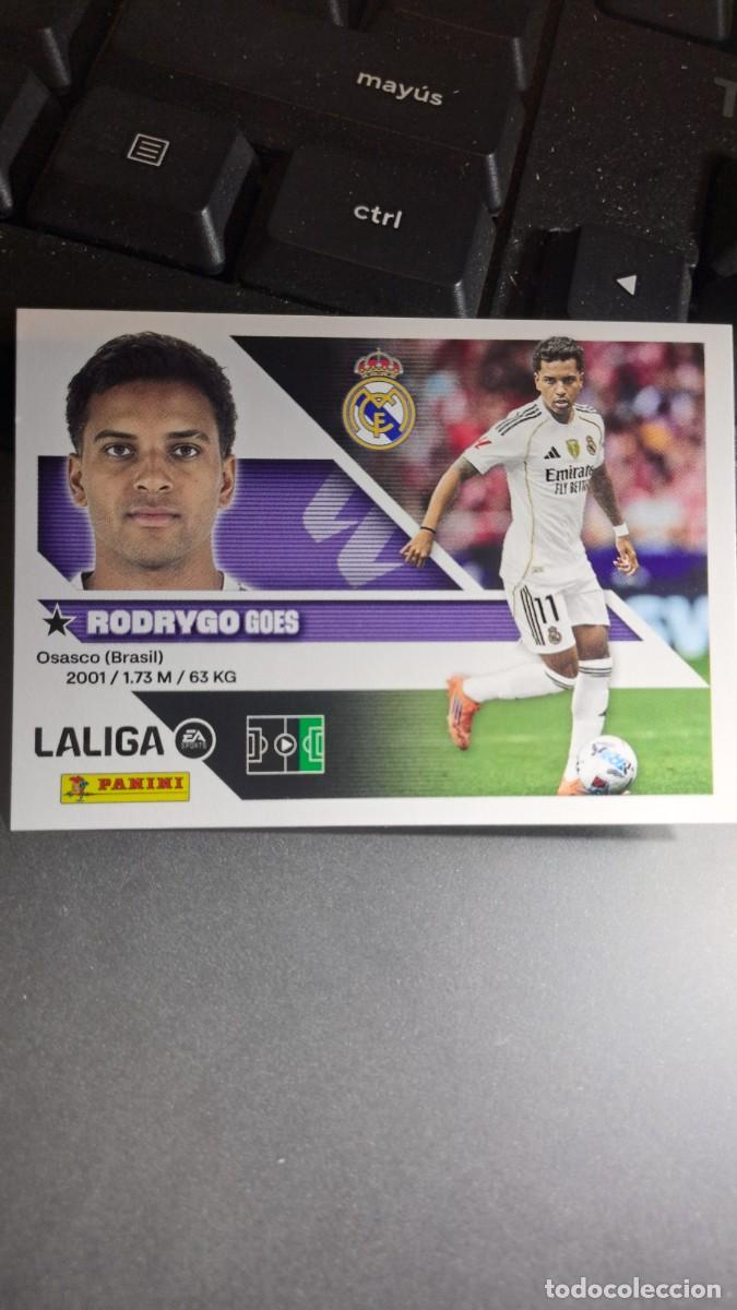 Coleccionismo cromos antiguos: CROMO RODRYGO 18 REAL MADRID LIGA 2026 2027 26 27 ESTE PANINI NUNCA PEGADO