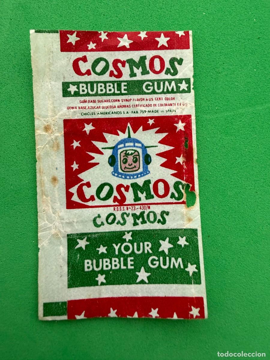 Coleccionismo cromos antiguos: Envoltorio chicle Cosmos - Chicles Americanos S. A. de Espa&ntilde;a