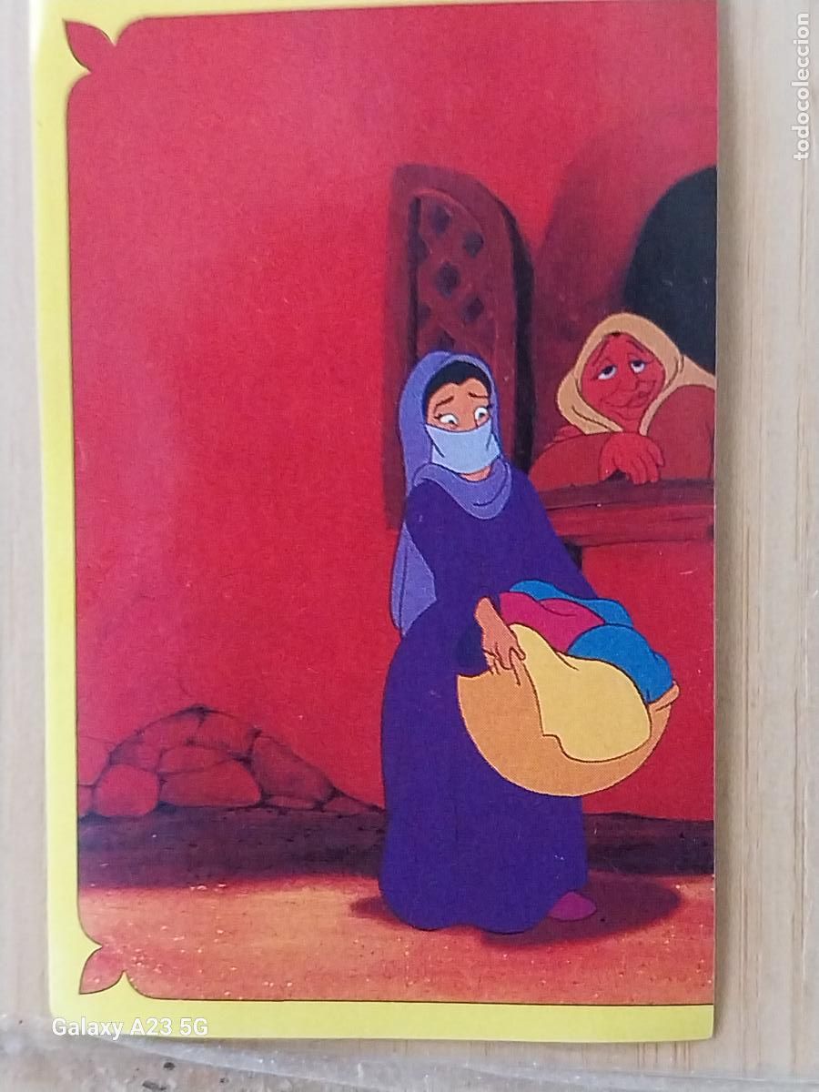 Coleccionismo cromos antiguos: ALADDIN ALADIN PANINI CROMO 7SIN PEGAR NUNCA STICKER