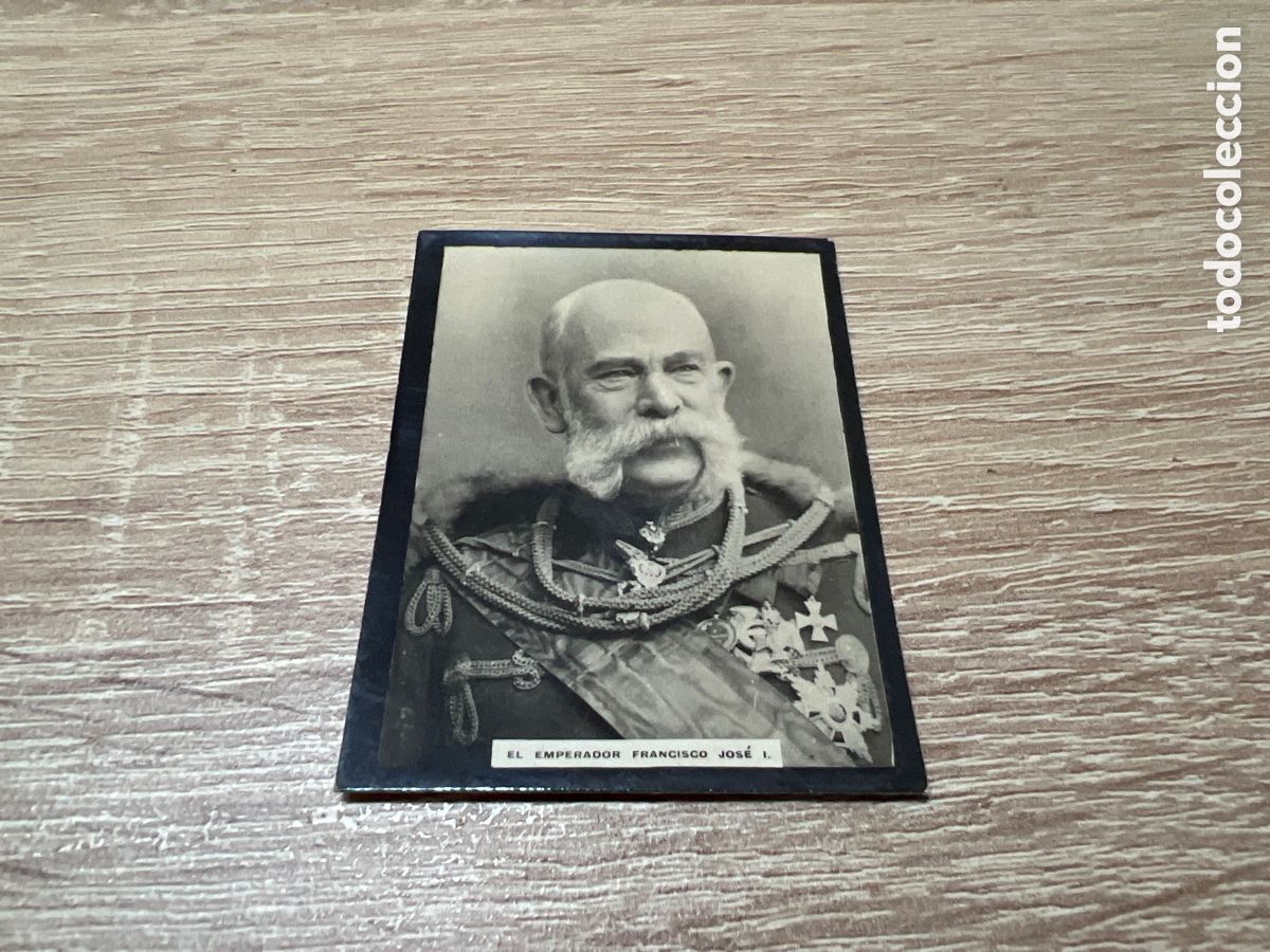 Coleccionismo cromos antiguos: 1908 EMPERADOR FRANCISCO JOSE I N&ordm; 809 SUSINI ALBUM UNIVERSAL