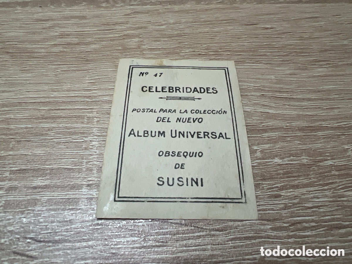 Coleccionismo cromos antiguos: 1908 WALTER SCOTT N&ordm; 47 SUSINI ALBUM UNIVERSAL - Foto 2