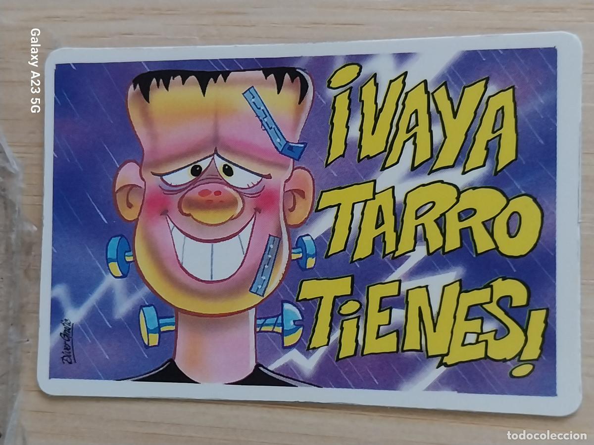 Coleccionismo cromos antiguos: BOLLYCAO PEGUITARJETAS II VAYA TARRO TIENES .. CROMO SIN PEGAR NUNCA PROMO PASTELITOS