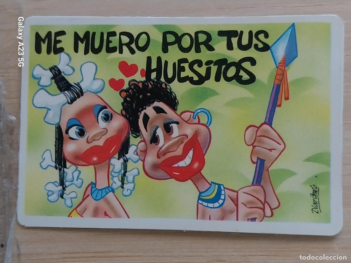 Coleccionismo cromos antiguos: BOLLYCAO PEGUITARJETAS II ME MUERO POR TUS HUESITOS .. CROMO SIN PEGAR NUNCA PROMO PASTELITOS
