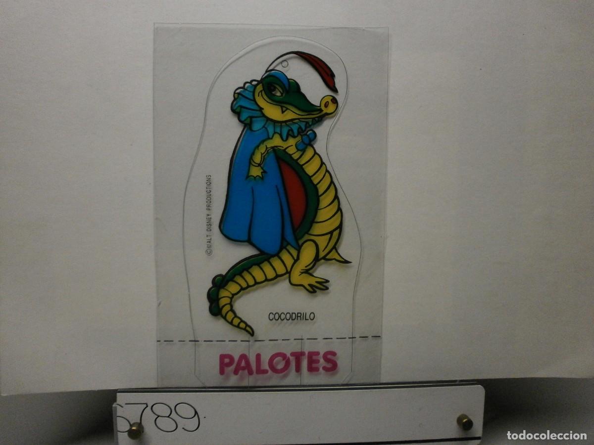 Coleccionismo cromos antiguos: cromo troquelado palotes fantasia disney cocodrilo