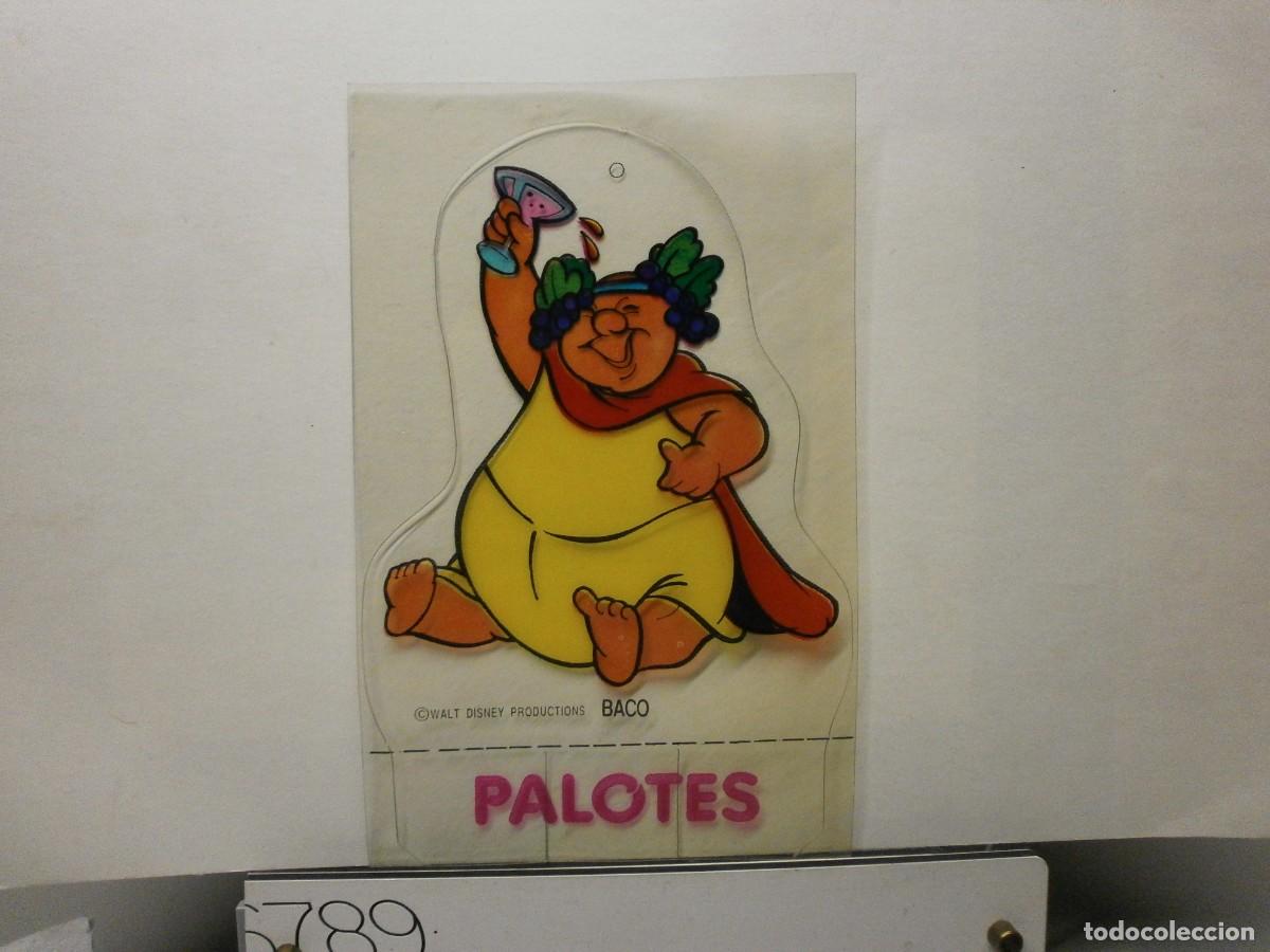 Coleccionismo cromos antiguos: cromo troquelado palotes fantasia disney baco