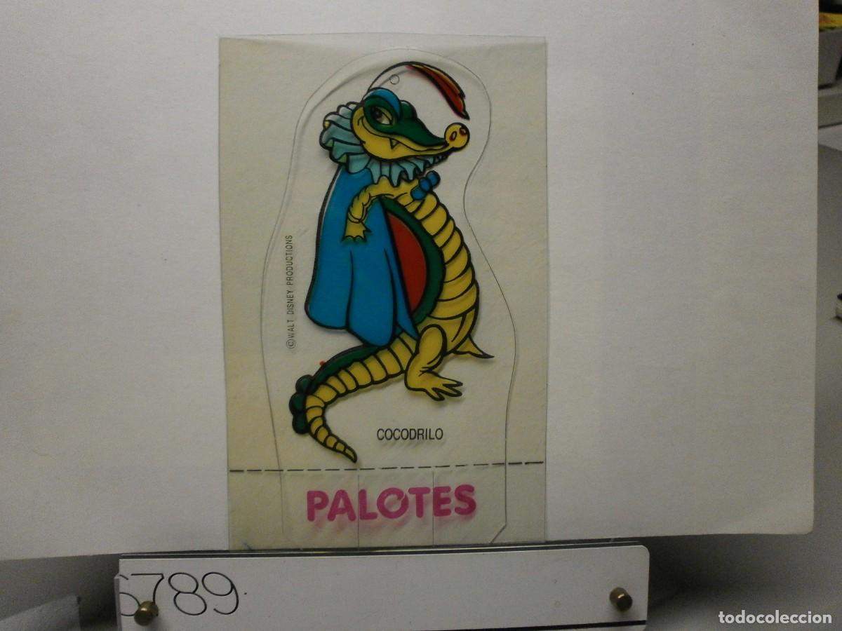 Coleccionismo cromos antiguos: cromo troquelado palotes fantasia disney cocodrilo