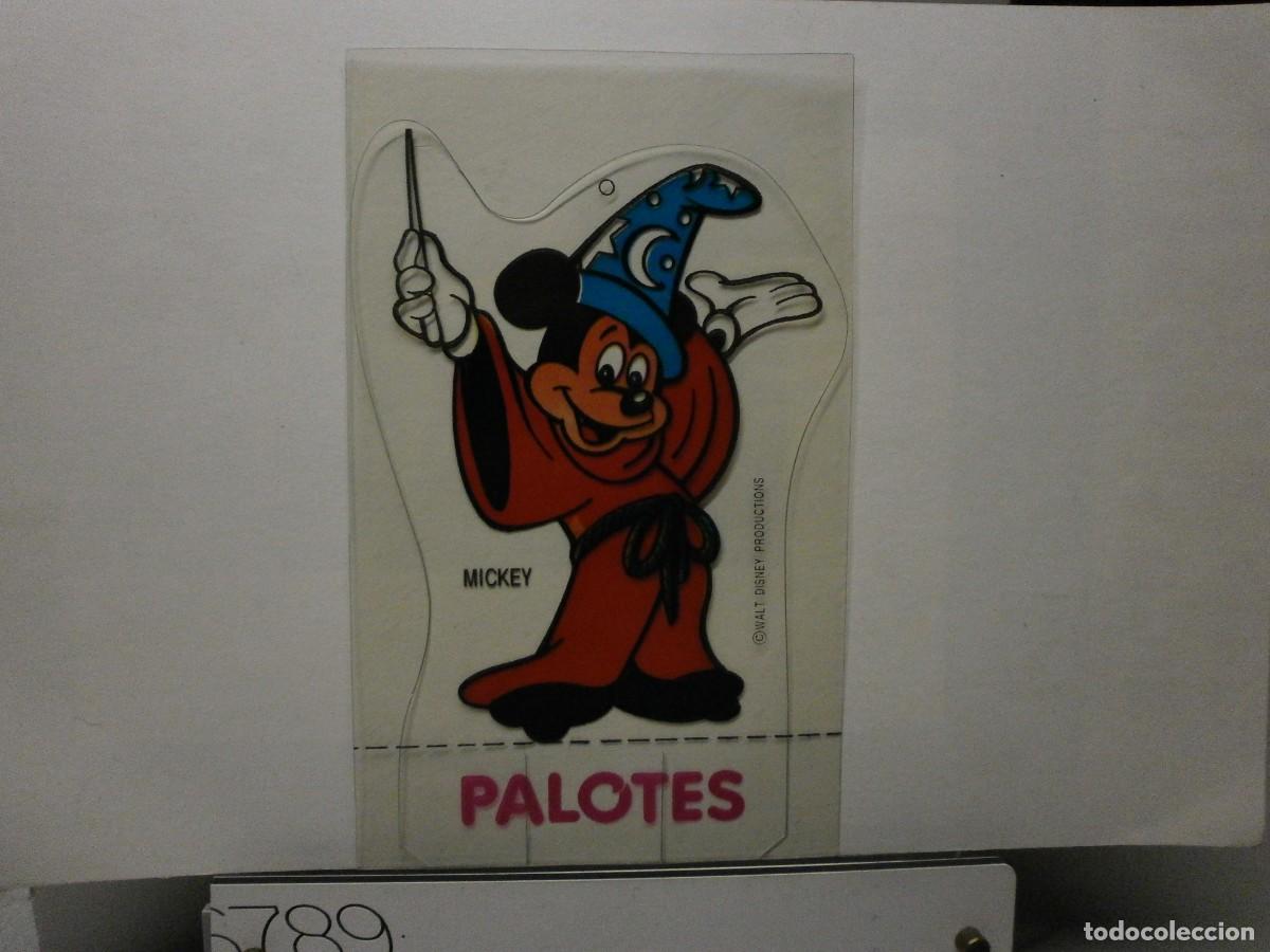 Coleccionismo cromos antiguos: cromo troquelado palotes fantasia disney mickey