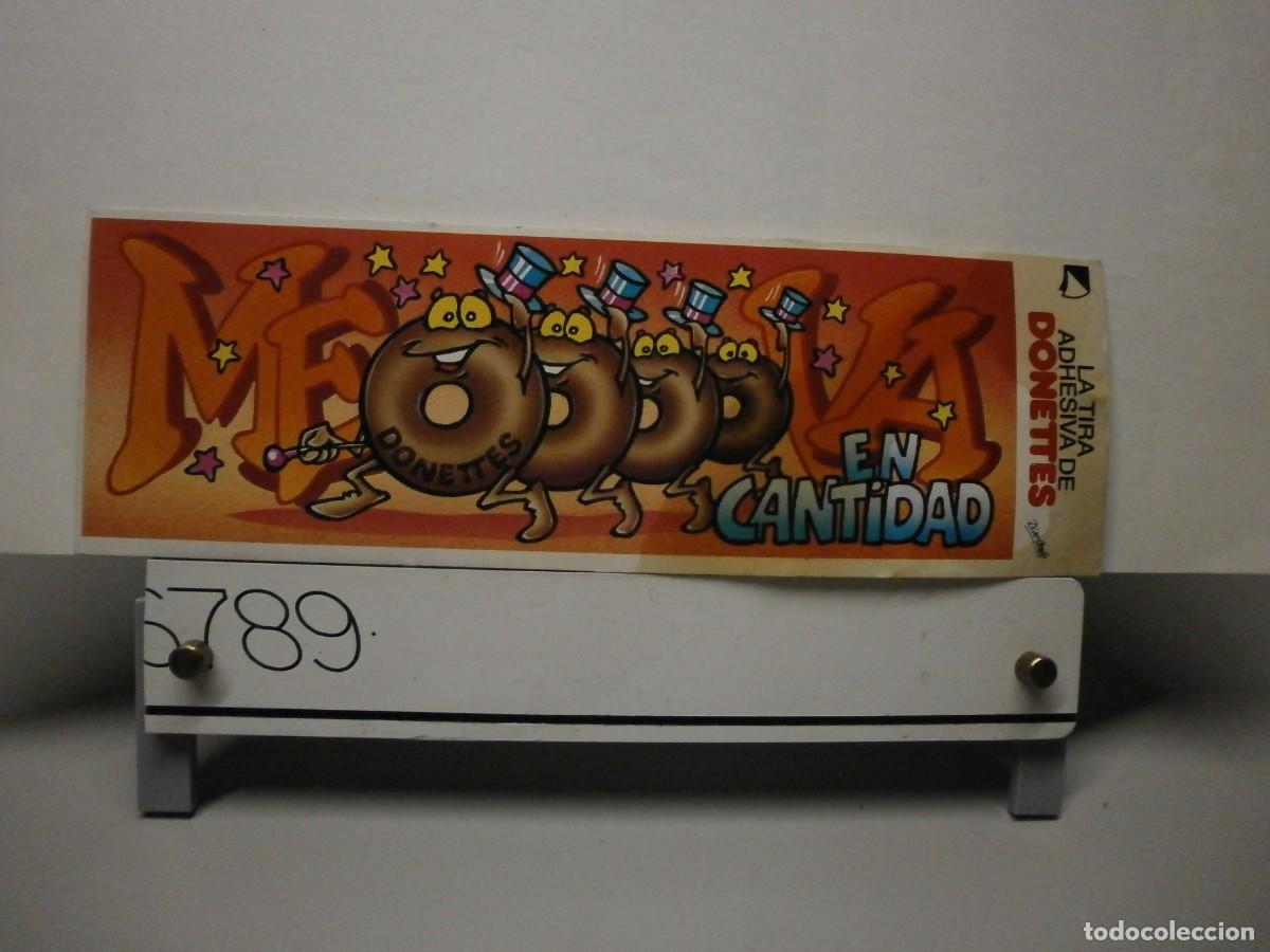 Coleccionismo cromos antiguos: cromo pegatina la tira de donettes