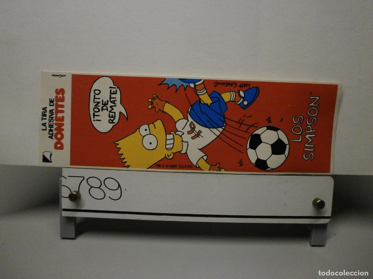 Coleccionismo cromos antiguos: cromo pegatina la tira de donettes