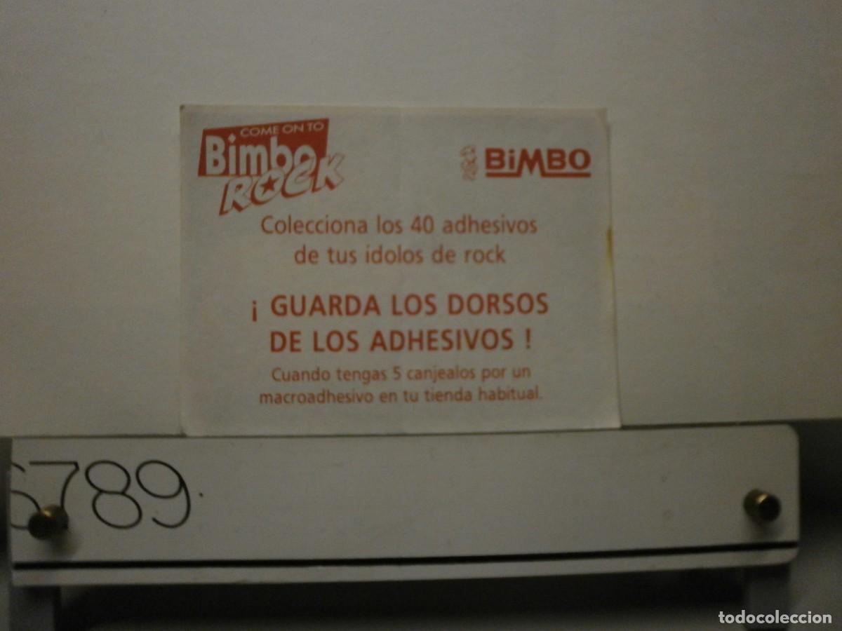 Coleccionismo cromos antiguos: cromo pegatina bimbo rock - Foto 2