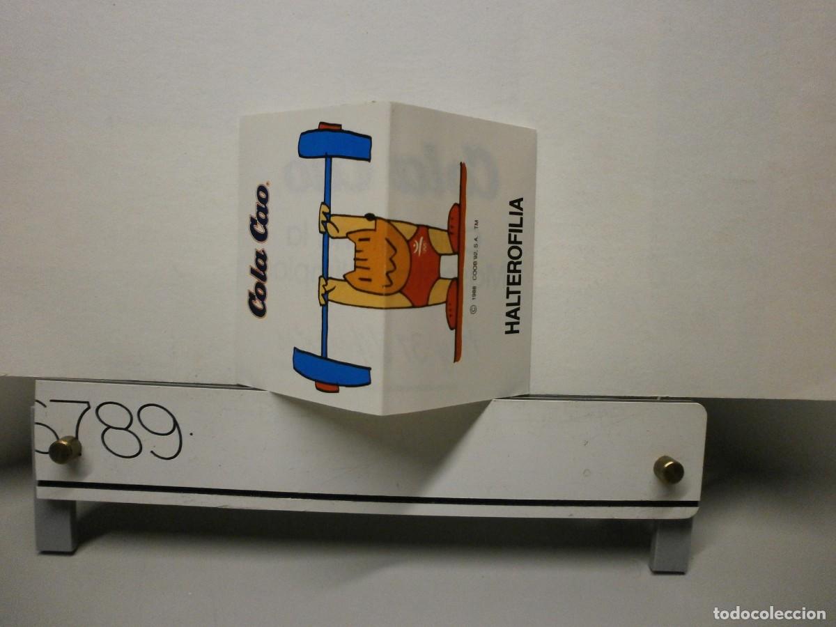 Coleccionismo cromos antiguos: cromo pegatina cola cao mascota olimpica cobi