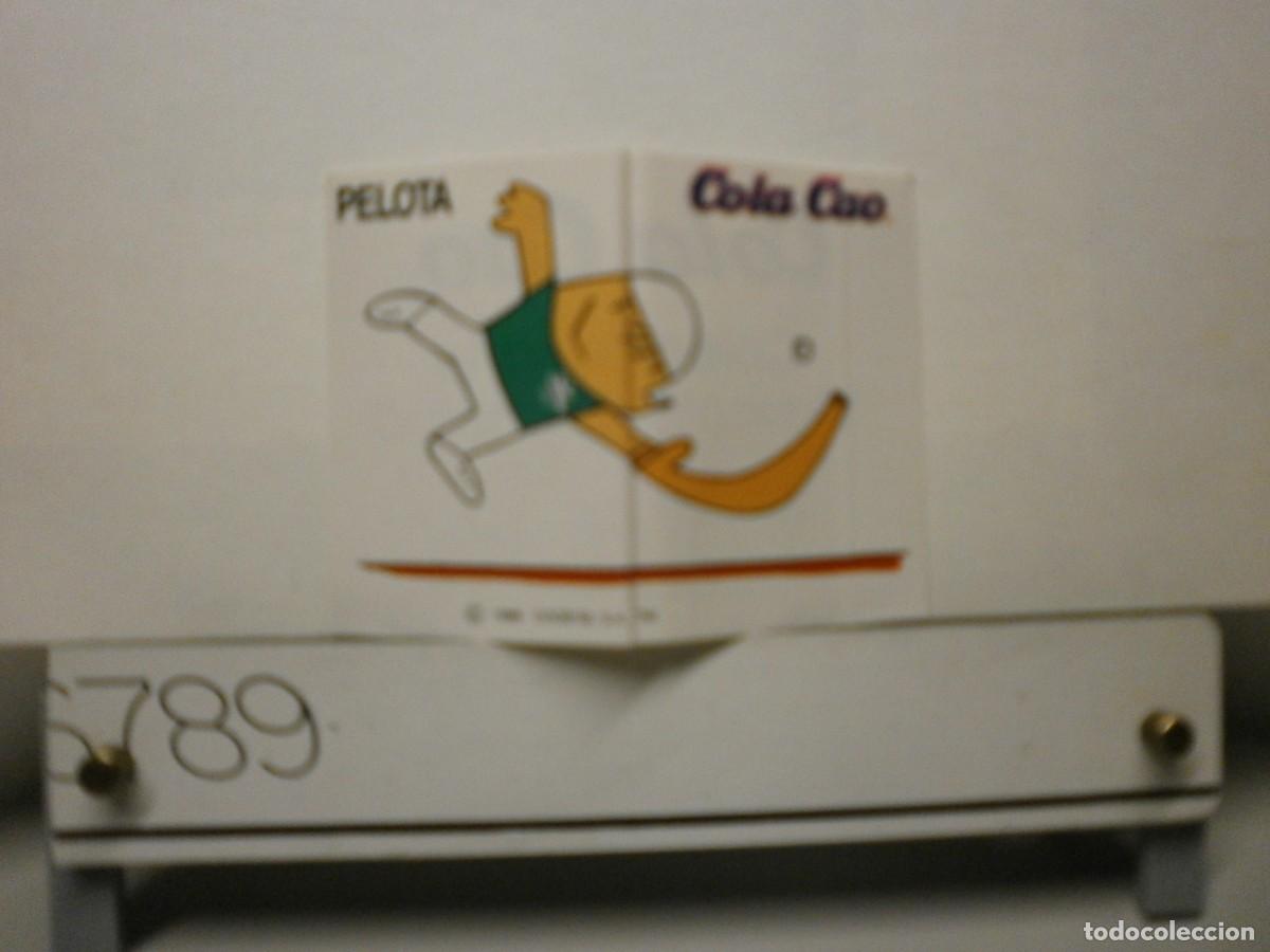 Coleccionismo cromos antiguos: cromo pegatina cola cao mascota olimpica cobi