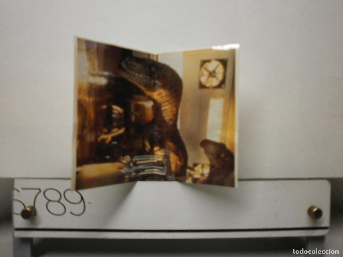 Coleccionismo cromos antiguos: cromo pegatina bimbo dino album jurassic park