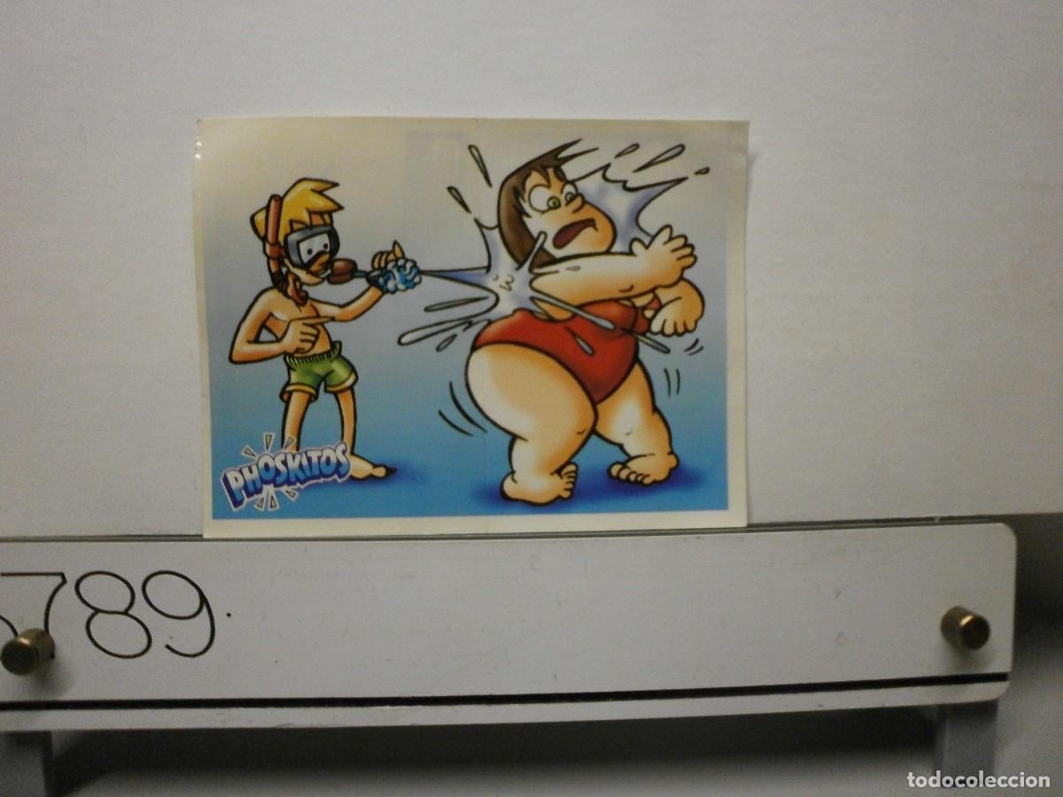Coleccionismo cromos antiguos: cromo pegatina phoskitos phoki palos