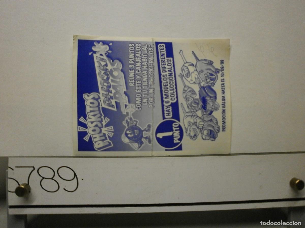 Coleccionismo cromos antiguos: cromo pegatina phoskitos phoki palos - Foto 2