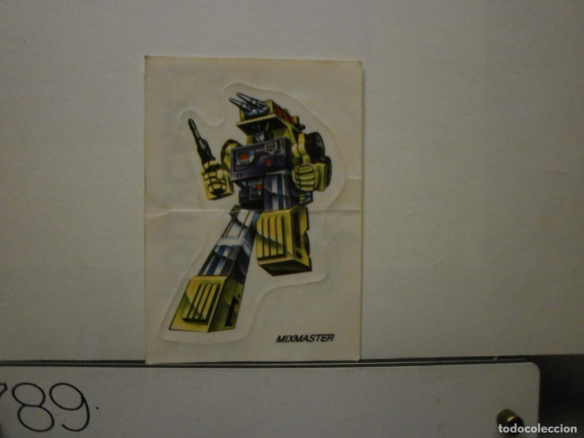 Coleccionismo cromos antiguos: cromo pegatina bollycao trans formers