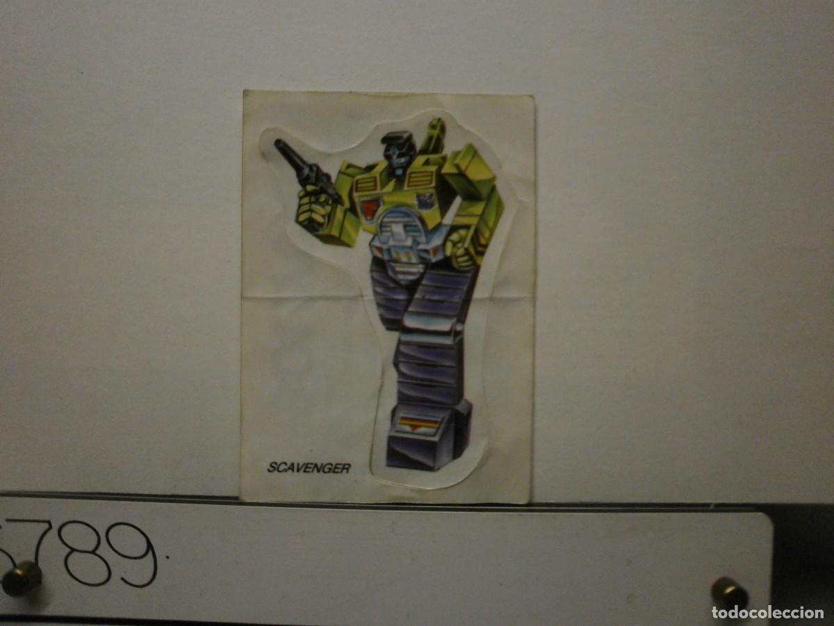 Coleccionismo cromos antiguos: cromo pegatina bollycao trans formers