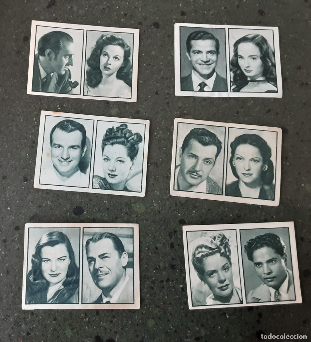 Coleccionismo cromos antiguos: Lote de 6 cromos Estrellas de la pantalla. Gallina Blanca 2⁰ &aacute;lbum serie 54