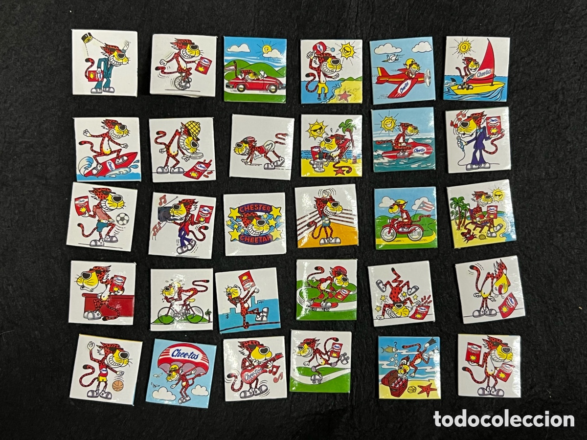 Coleccionismo cromos antiguos: CROMOS COLECCION COMPLETA ACTIVIDADES COOL CHESTER CHEETAH PATATAS MATUTANO FRITO LAY A&Ntilde;OS 90 RARA.