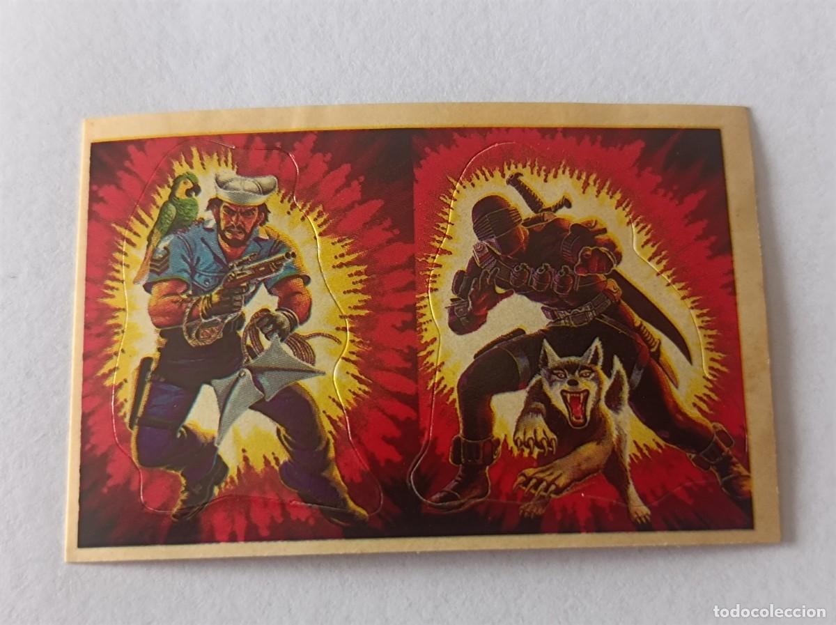 Coleccionismo cromos antiguos: CROMO PEGATINA SIN PEGAR PHOSKITOS GIJOE GI JOE OJOS DE SERPIENTE ERIC