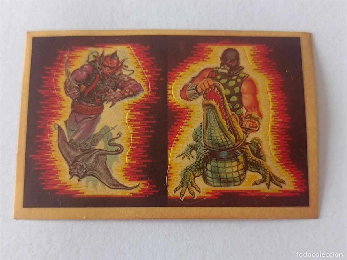 Coleccionismo cromos antiguos: CROMO PEGATINA SIN PEGAR PHOSKITOS GIJOE GI JOE CROC MASTER HIDRO V&Iacute;BORA