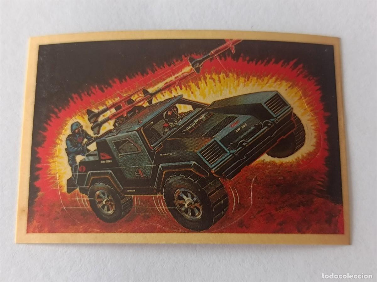 Coleccionismo cromos antiguos: CROMO PEGATINA SIN PEGAR PHOSKITOS GIJOE GI JOE JEEP STINGER
