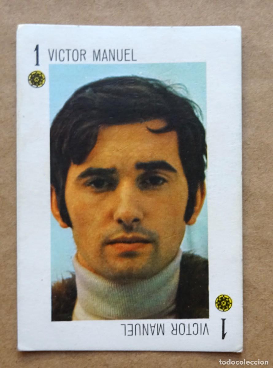 Coleccionismo cromos antiguos: TELEBANCO CANCION VICTOR MANUEL 1 DE OROS