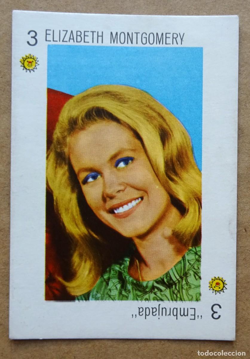 Coleccionismo cromos antiguos: TELEBANCO CANCION ELIZABBEHT MONTGOMERY 3 DE OROS