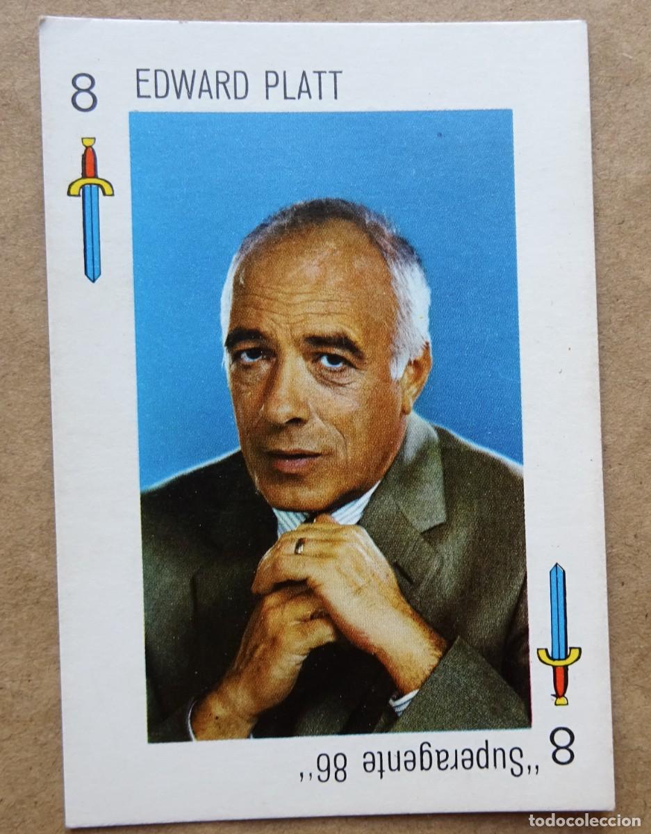 Coleccionismo cromos antiguos: TELEBANCO CANCION EDWARD PLATT 8 DE ESPADAS