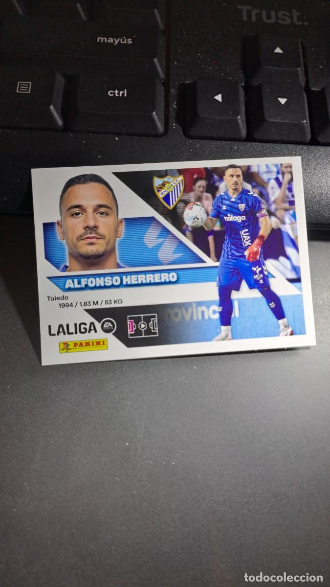 Coleccionismo cromos antiguos: CROMO ALFONSO HERRERO 3 MALAGA LIGA 2026 2027 26 27 ESTE PANINI NUNCA PEGADO