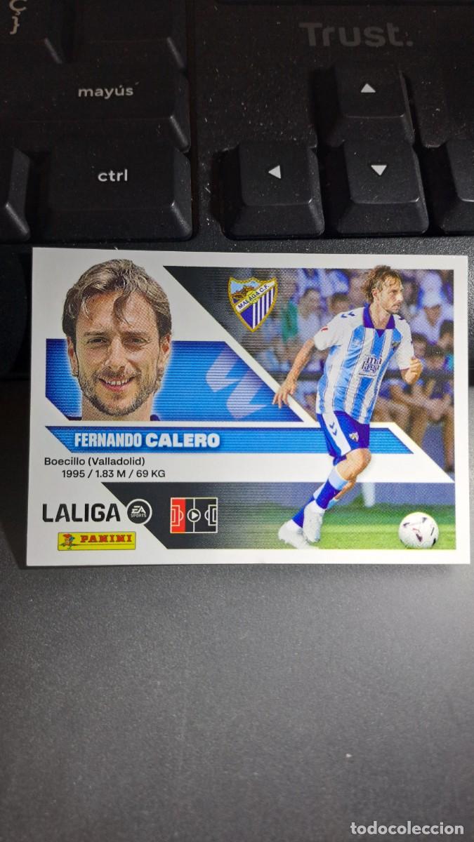 Coleccionismo cromos antiguos: CROMO CALERO 7 MALAGA LIGA 2026 2027 26 27 ESTE PANINI NUNCA PEGADO
