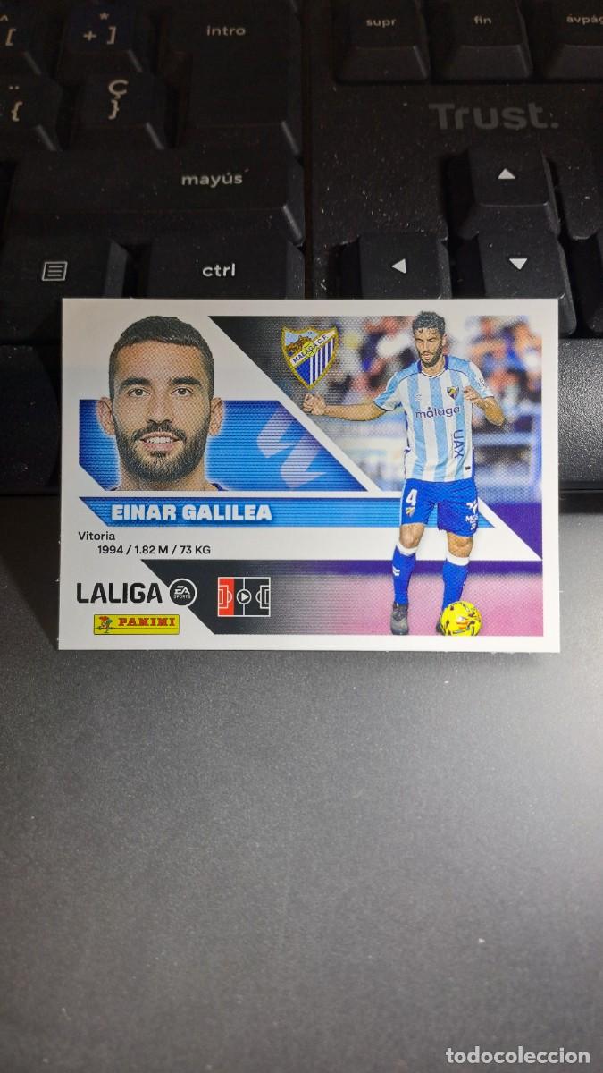 Coleccionismo cromos antiguos: CROMO EINAR GALILEA 8 MALAGA LIGA 2026 2027 26 27 ESTE PANINI NUNCA PEGADO