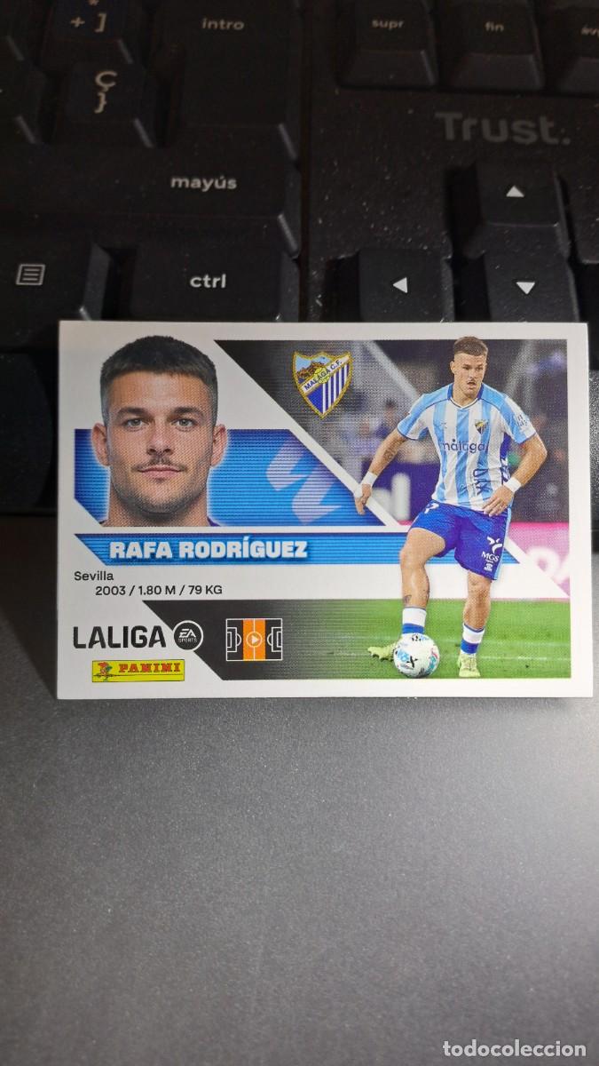 Coleccionismo cromos antiguos: CROMO RAFA RODRIGUEZ 13A 13 A MALAGA LIGA 2026 2027 26 27 ESTE PANINI NUNCA PEGADO
