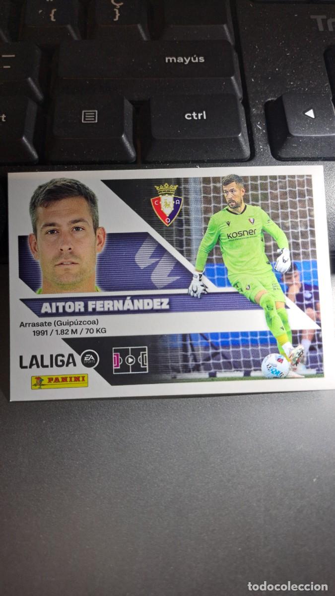 Coleccionismo cromos antiguos: CROMO AITOR FERNANDEZ 4 OSASUNA LIGA 2026 2027 26 27 ESTE PANINI NUNCA PEGADO